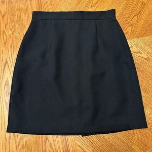 Alist By Wrapper Black Skirt With Back Slit